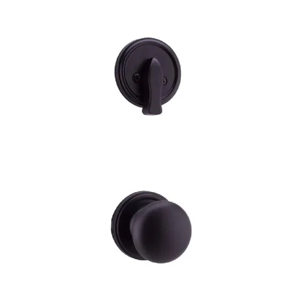 Weslock 02100--i2sl20 Impresa Interior Single Cylinder Handleset - Black