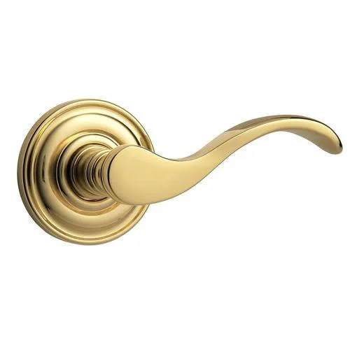 Baldwin 5455v056fd Full Dummy Preconfigured 5455V Lever with 5048 Rose - Lifetime Satin Nickel