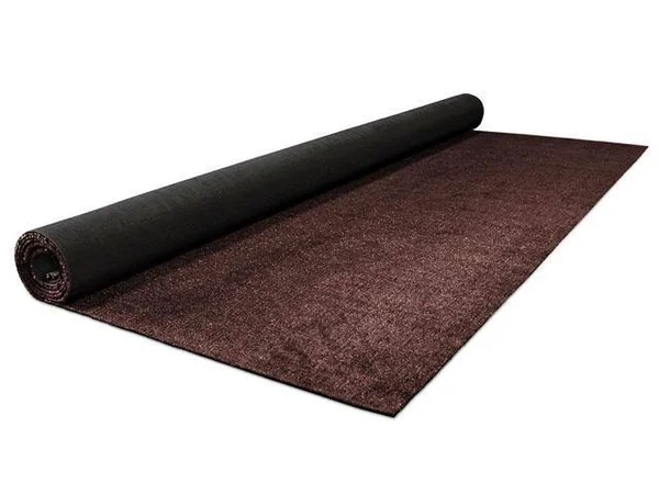 House Home & More Outdoor Artificial Turf with Marine Backing – Coffee Brown 6 Feet x 40 Feet – Spectrum Series .25 inch Pil