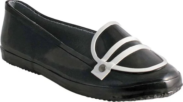Nomad Women's Mist Rain Shoe - Size: 8, Black/White