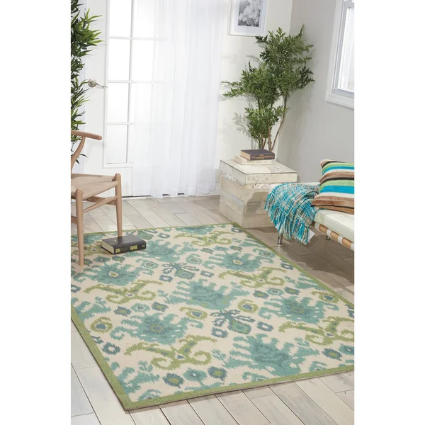 &Nourison Vista Brown Area Rug 5x7&
