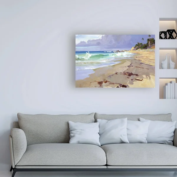 Trademark Art Marcia Burt 'Weather Change' Canvas Art
