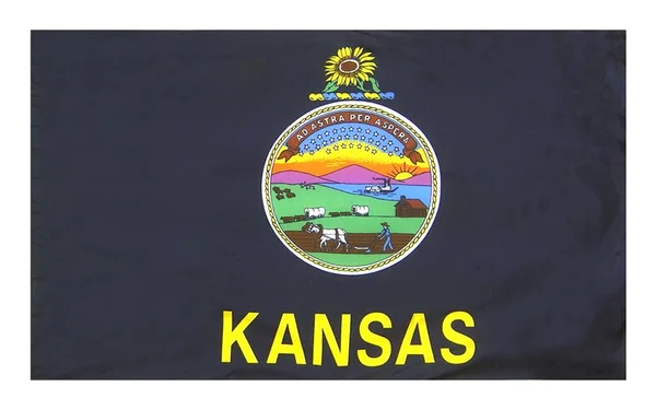 4ft. x 6ft. Kansas Flag with Side Pole Sleeve by US Flag Supply