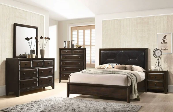 17x22 x 34x22 x 25x22 Walnut Wood Nightstand