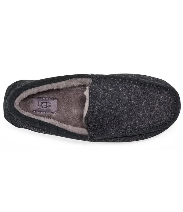 Ugg Men's Ascot Wool, Black TNL Size: 13 M
