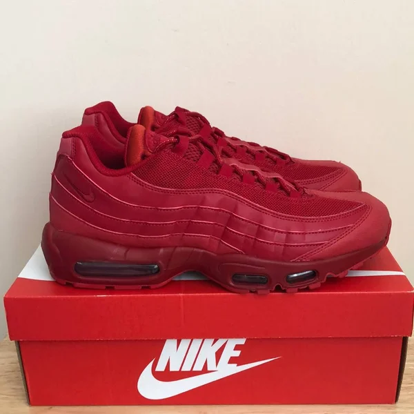 Nike Shoes, Nike Air Max 95 Sneakers, Color: Red, Size: 11, Prodau9&s Closet