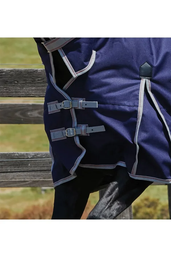 Weatherbeeta ComFiTec Essential Standard Neck Lite - Navy/Silver/Red