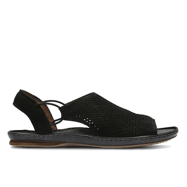 Clarks Womens Sarla Cadence Closed Toe Sandals, Black