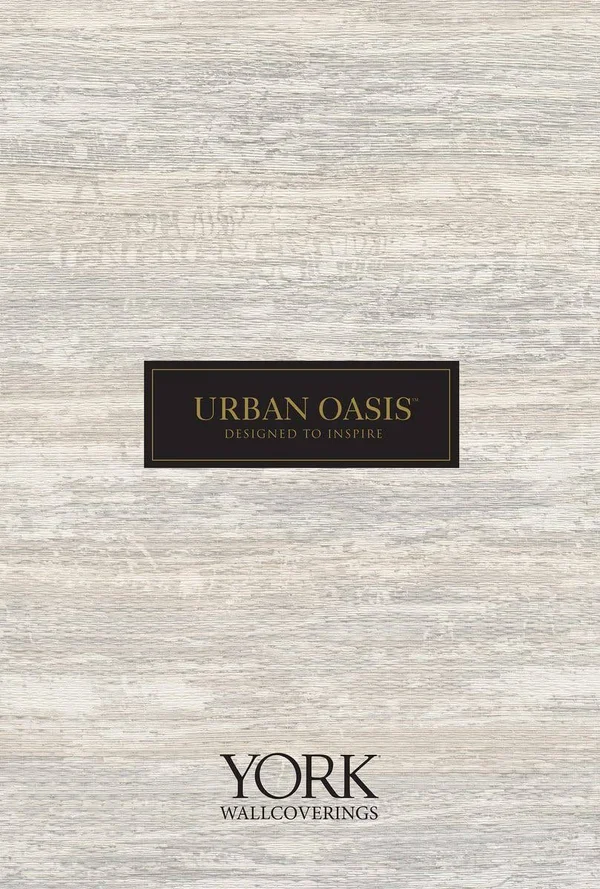 York Wallcoverings Urban Oasis Mirage Wallpaper - Sand
