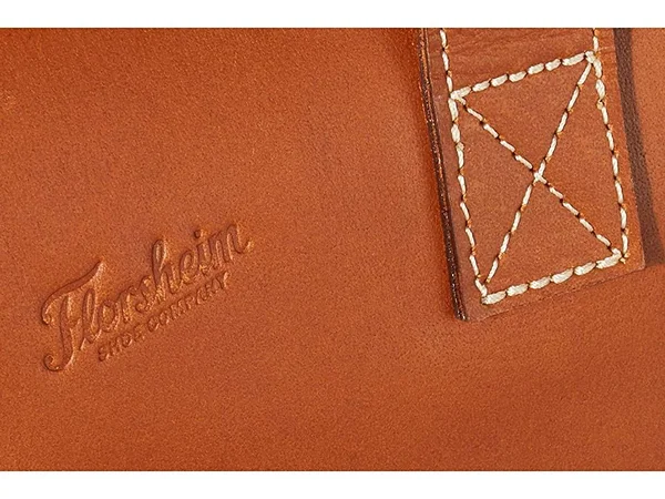 Florsheim Maurice Hard Waxed Leather Laptop Sleeve Bags Cognac : One Size