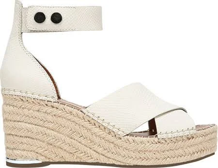 Franco Sarto Carma Espadrille Wedge Sandal, 8.5, Leather