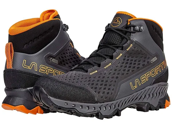 La Sportiva Stream GTX Boot - Men's Carbon/Maple - 46.5