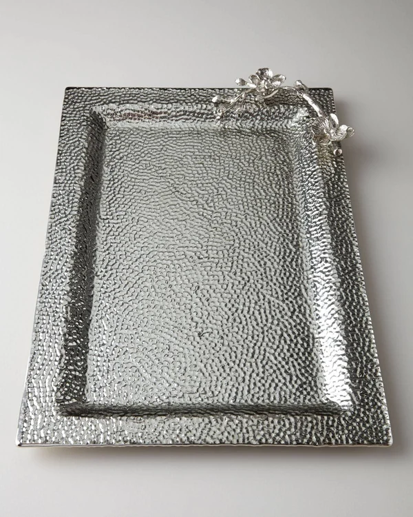 Michael Aram White Orchid Glass Tray