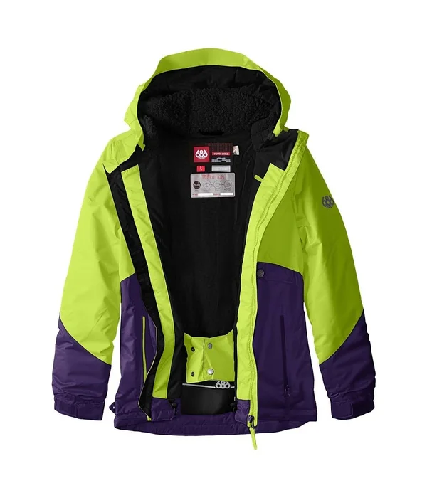686 Girl's Wendy Insulated Jacket Violet Colorblock, XL