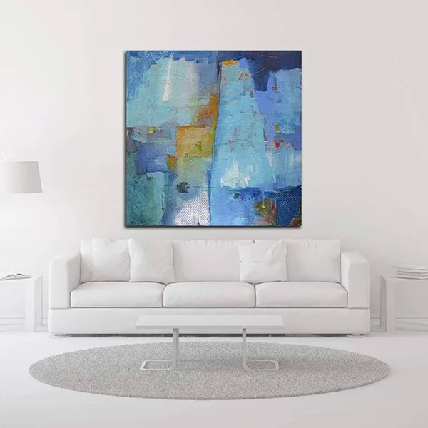 24x22 x 24x22 Juxtaposition by Dorothy Gaziano Print on Canvas