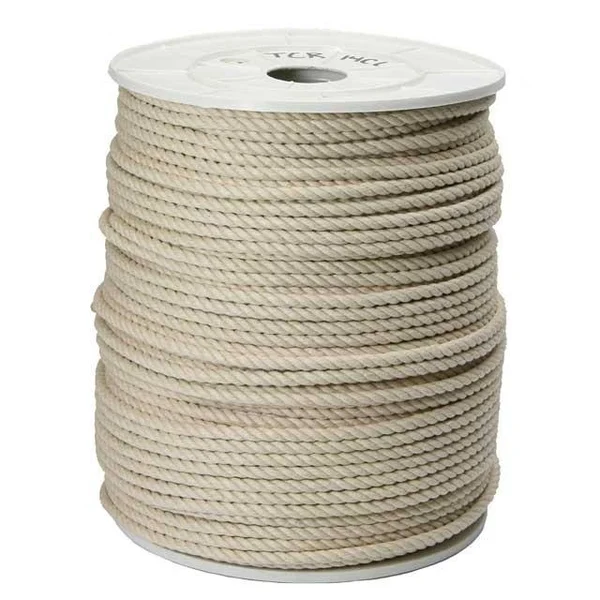 1/4x22 Twisted Cotton Rope (600&)
