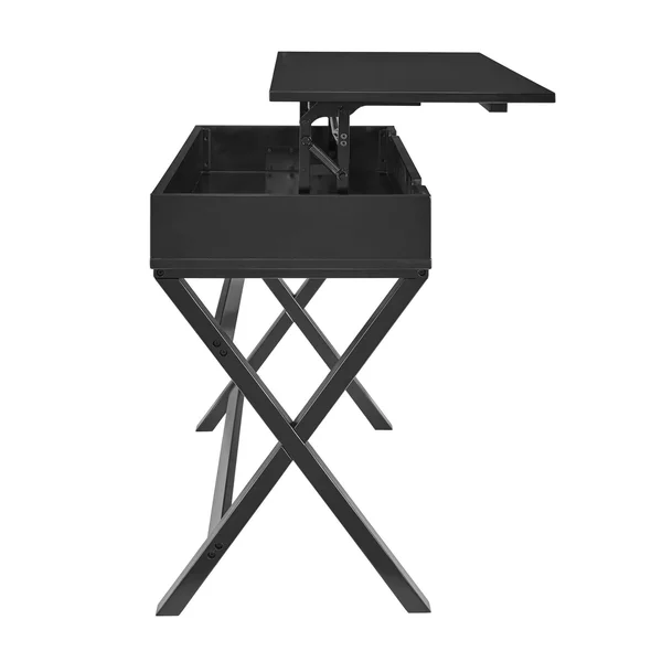 Linon Peggy Lift Top Desk - Black