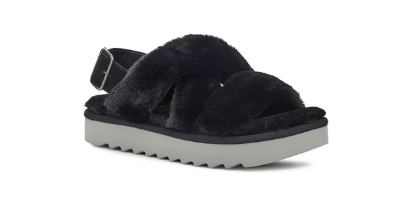 Koolaburra by Ugg Fuzz-ee Women's Shoes Black : 9 M