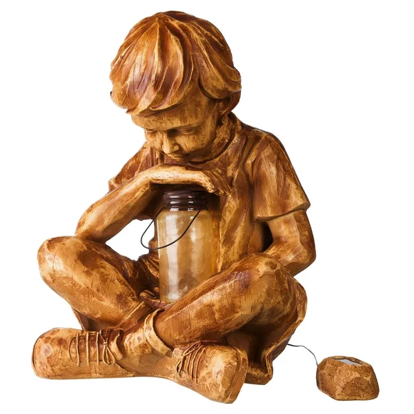Boy with Firefly Statue