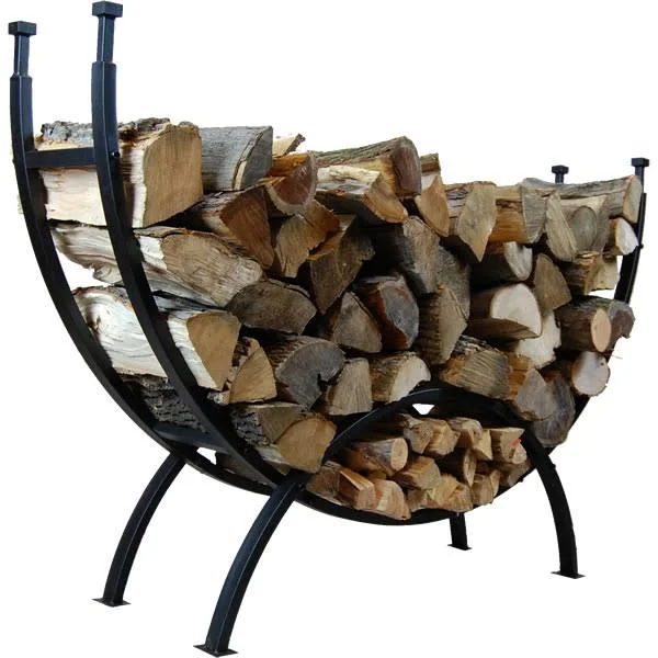 Uniflame - Contemporary Log Rack - Black