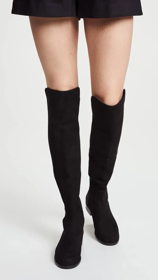 Stuart Weitzman Women's 5050 Suede Over-The-Knee Boot - Size: 10, Black