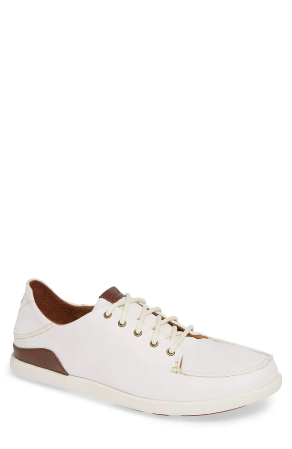 Olukai Men's Manoa - Mustang, Toffee - 8.5