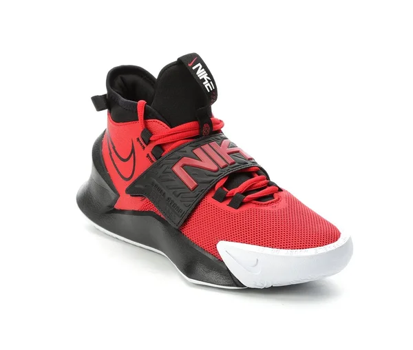 Nike Big Kids& Future Court 3 Basketball Shoes in Red/University Red Size 7.0
