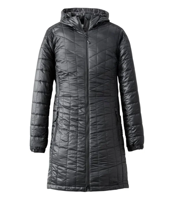 Women's Primaloft Packaway Coat Black Large - L.L.Bean