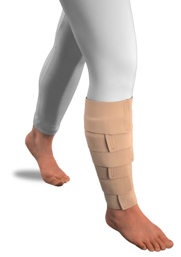 Solaris Ready Wrap Compression Calf Wrap - ReadyWrap Beige Xlarge Tall