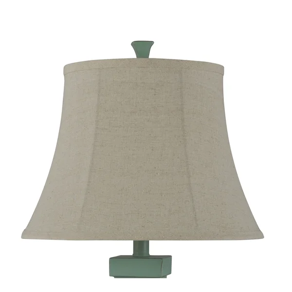 30x22 Distressed Table Lamp Mist Blue - Stylecraft