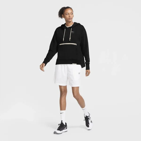 Nike Swoosh Fly Standard Issue Women's Basketball Pullover Hoodie in Black, Size: 3XL, CU3479-010