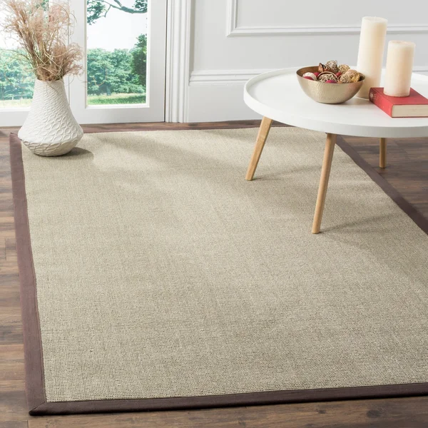 Safavieh Natural Fiber NF441D Charcoal/Charcoal 3& x 5& Area Rug