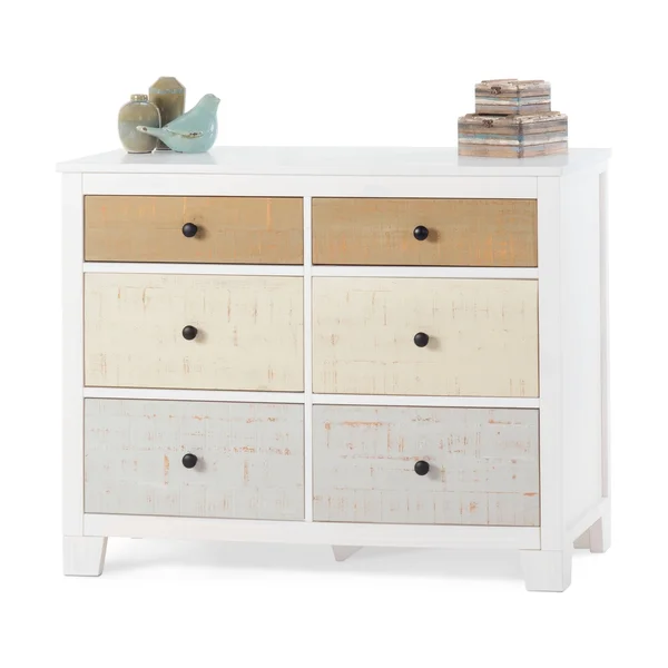 Forever Eclectic Rockport 6-Drawer Dresser - Sandstone