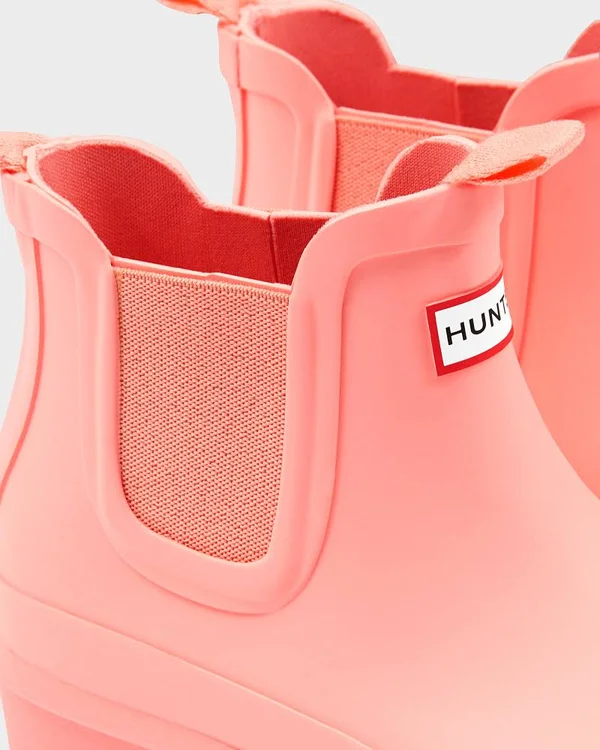 Hunter Original Big Kids Chelsea Boots - Pink - Ankle Boots