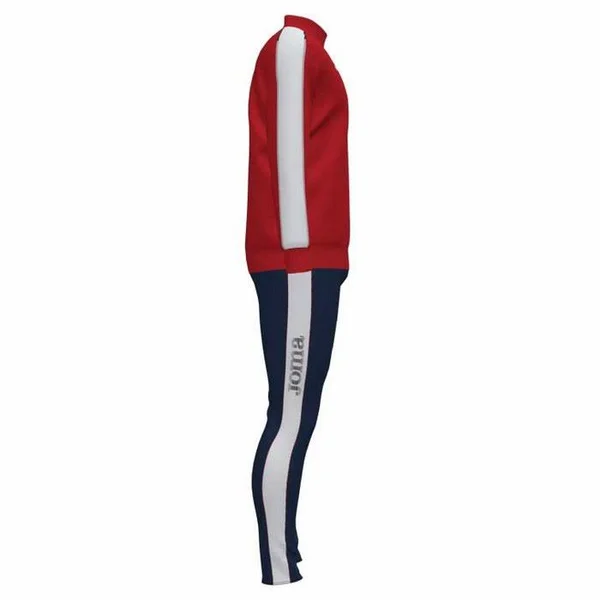 Joma Academy III Tracksuit Red Navy Blue White - L
