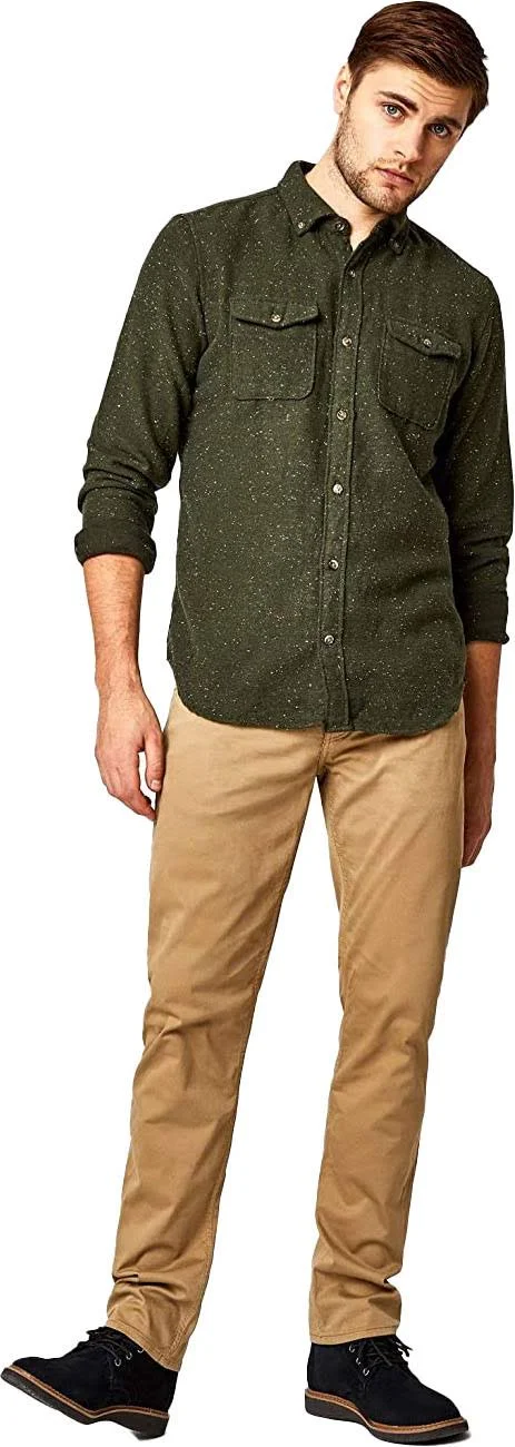Mavi Men's Zach Regular Rise Straight Leg Twill