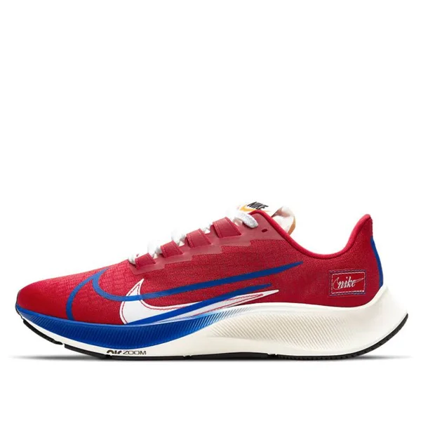 Nike Air Zoom Pegasus 37 Premium Men's Shoes Gym Red/Game Royal/White/Sail : 6.5 D - Medium