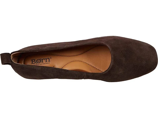 Born Women's &Beca& Flats Shoe (US Size 8.5) in Brown