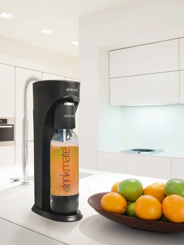 Drinkmate Carbonated Beverage Maker Without CO2 Cylinder (Matte Black)