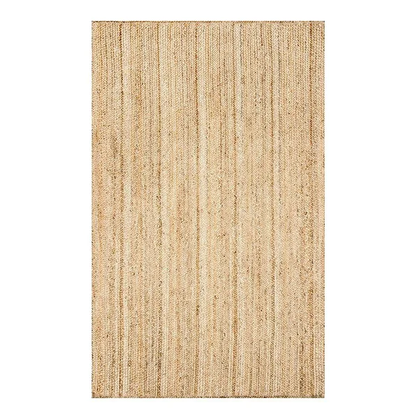 nuLOOM Hand Woven Rigo Jute Rug Area Rug - Size: 2& 6 inch x 6&