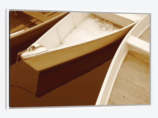 Framed Canvas Art (White Floating Frame) - Boats by PhotoINC Studio ( transportation > by Water > Boats art)