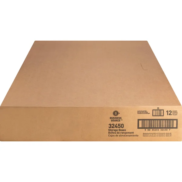 Business Source BSN32450 Medium Duty Storage Box - White