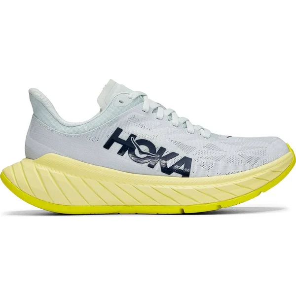Hoka Women's Carbon x 2 Blue Flower, Luminary Green, 11, M