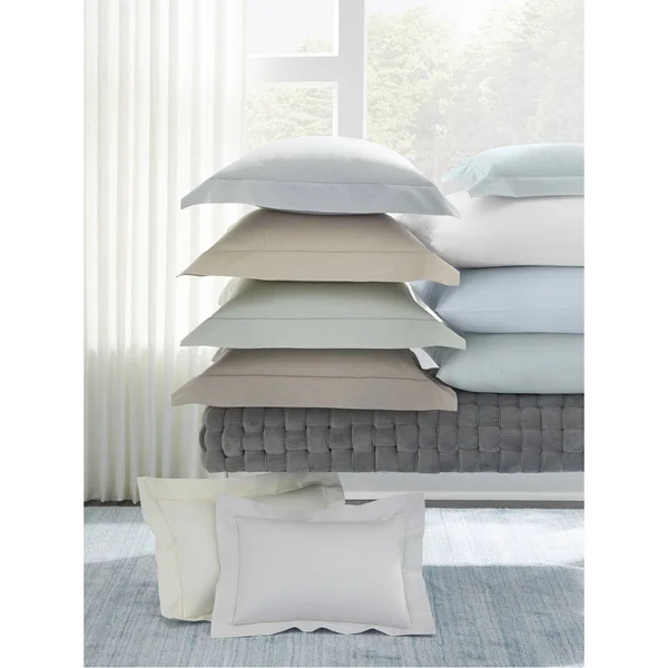 Sferra Celeste Boudoir Sham - Ice