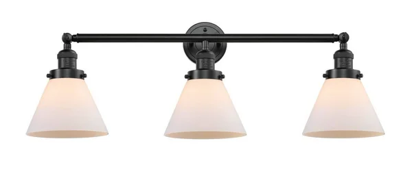 Innovations 205-OB-G41-LED Oil Rubbed Bronze Large Cone 3 Light Bath Vanity Light