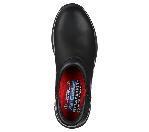 Skechers Men's Work Relaxed Fit Ostego Eckington WP SR Shoe - Black