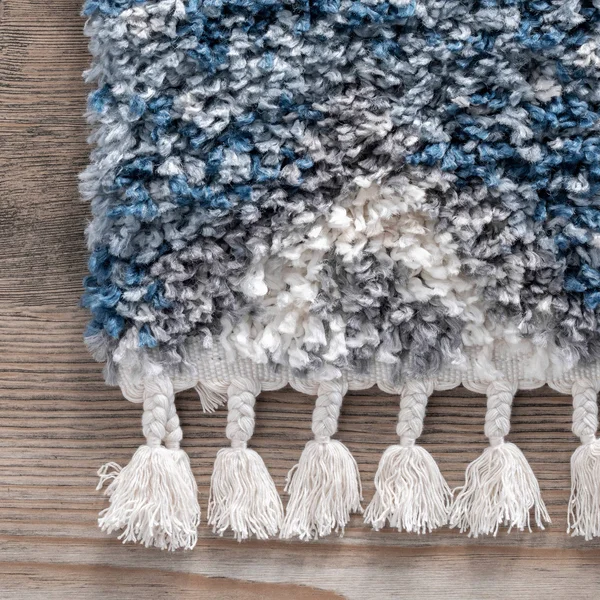 nuLOOM Transitional Regina Shag Blue 2 ft. 6 in. x 10 ft. Indoor Runner Rug