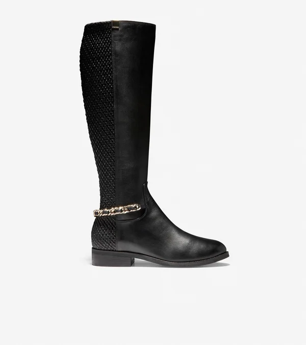 Cole Haan Women's Idina Stretch Boot (Black - 8.5 B)