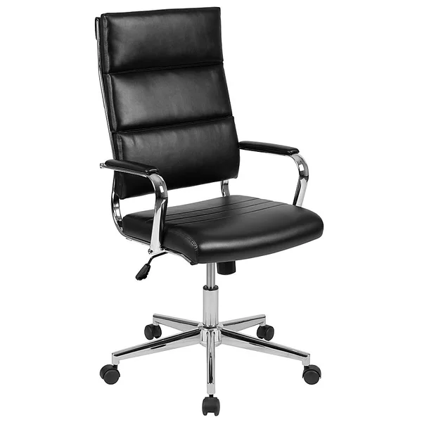 Flash Furniture High Panel Back Executive Office Chair in Black