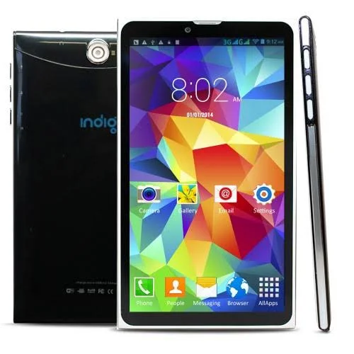Indigi 2-in-1 7inch Android 4.4 (3G Factory Unlocked) 2-in-1 Smartphone + TabletPC ATu0026T/T-Mobile (Black)